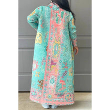 Load image into Gallery viewer, FREE SIZE OPEN FRONT PLEATED LONG JACKET COAT