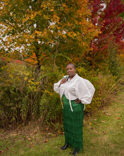 Load image into Gallery viewer, Classy Fringe Skirt Green