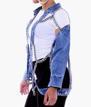 Load image into Gallery viewer, All Linked Up Denim Jacket
