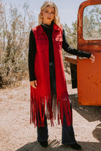Load image into Gallery viewer, Fringe Suede Vest
