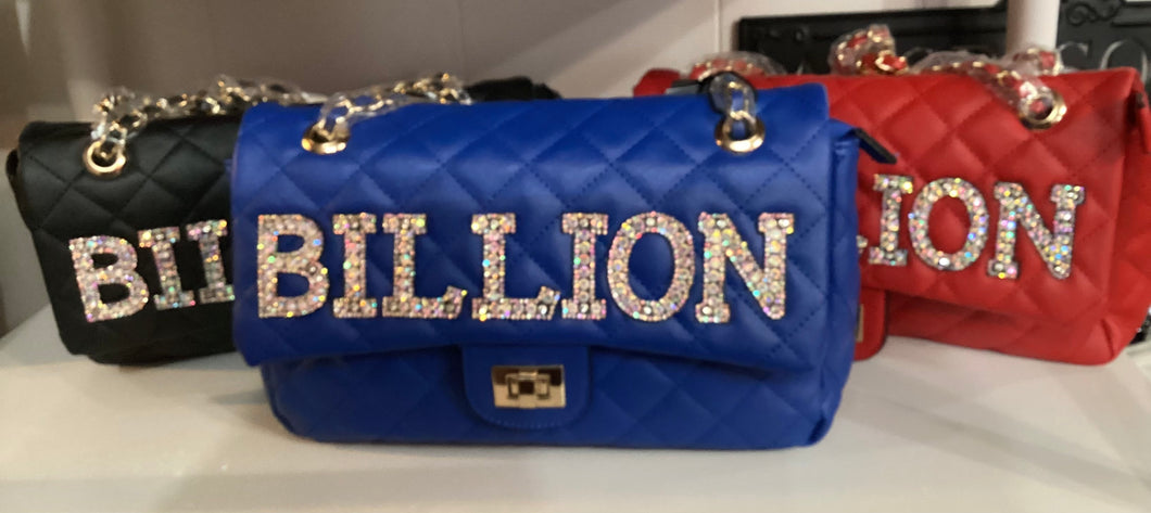 Billion Dollar Quilted Shoulder Bag