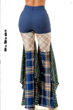Load image into Gallery viewer, Plaid Flare Pant
