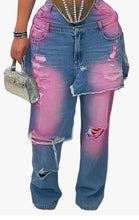 Load image into Gallery viewer, Painted Baggy Jeans
