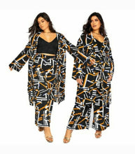 Load image into Gallery viewer, Plus Size Geometric Lounge Set
