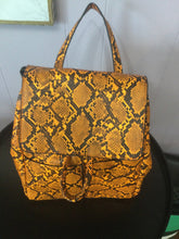 Load image into Gallery viewer, Snakeskin Backpack
