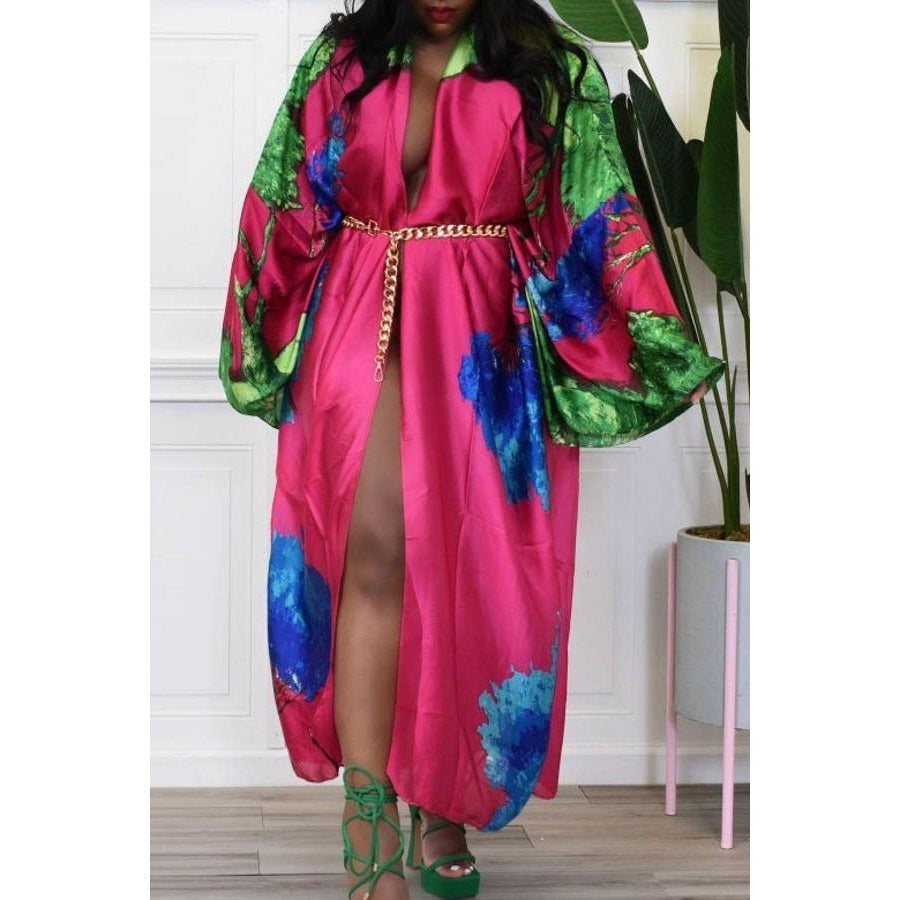 PInk Open Front Kimono